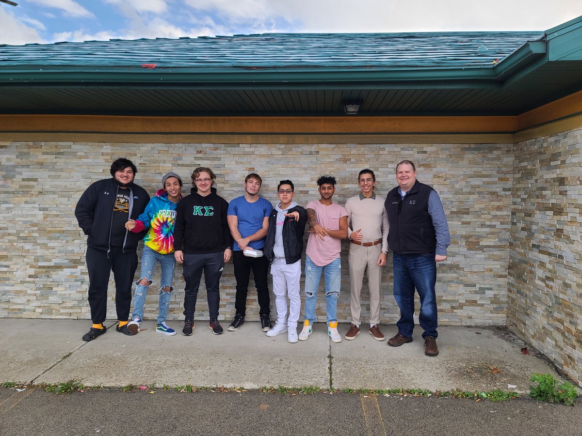 Great stop this afternoon visiting with the Brothers of <a href="/KappaSigmaFred/">Kappa Sigma</a>. They are excited about Champion Quest and discussed their plans for a big Spring Rush! #RunItBack