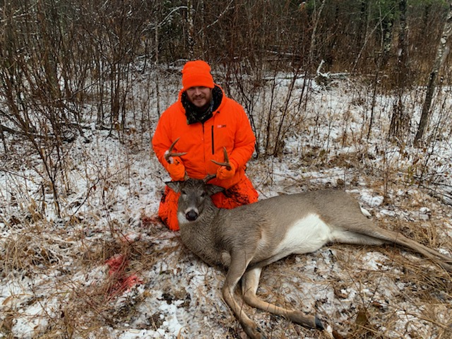 Necrovarius's tweet photo. @farmmillennial Hey Onyx, thanks for inspiring me to go for deer this year. First time! https://t.co/41oqvRglLC