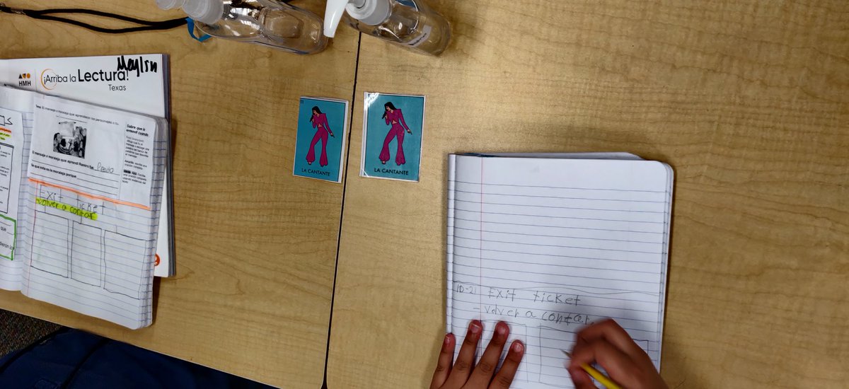 J_Vazquez_3's tweet photo. Partner activity with our loteria cards. Working on reading exit tickets. #2graderocks #siopstrategies #talktolearn #learnfromeachother @Horn_Dream_Big https://t.co/YDDi8gxQXX