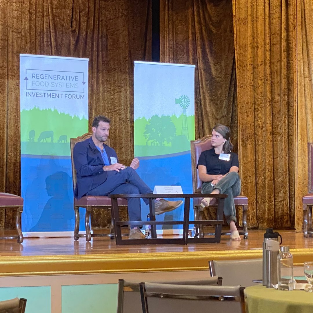 It was great speaking at the @Invest_RegenAg Forum back in September! We're so thankful we were able to talk with @HandsomeBrkFrm about transforming the food system through investment, innovation, and collaboration. #PropagateVentures #RegenerativeAgriculture
