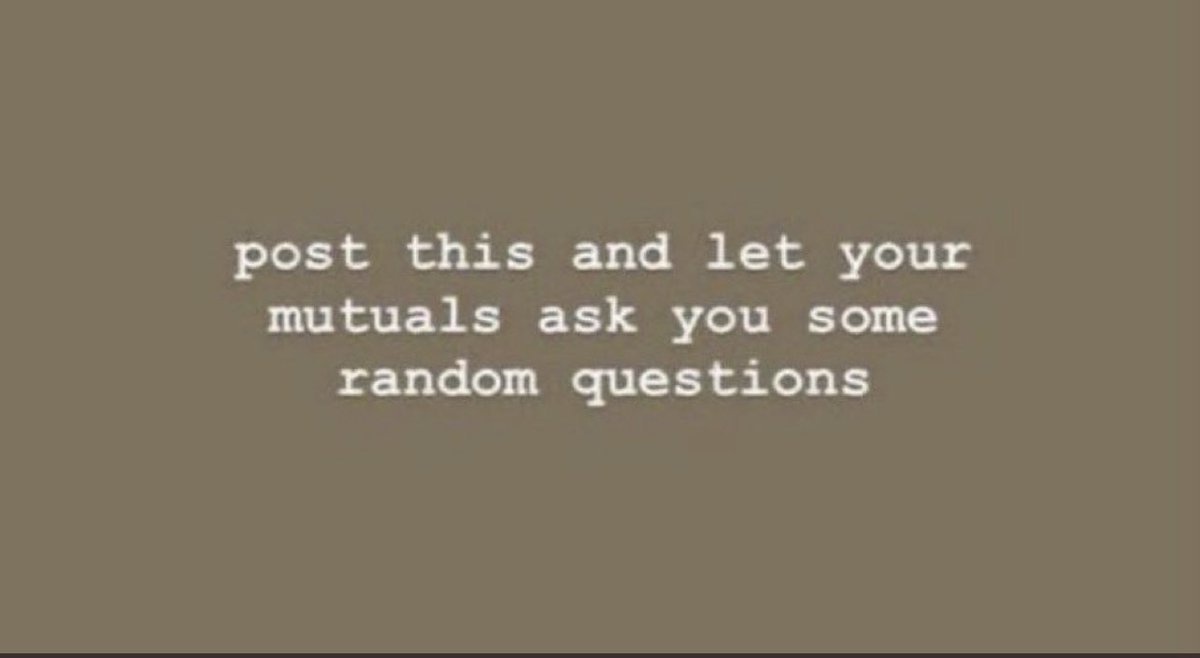 I've been away for a while... This may be old, but it seems fun 🤣