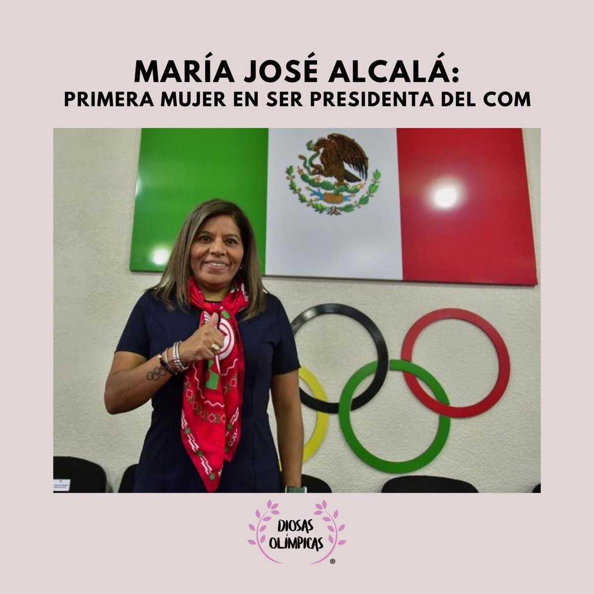 diosasolimpicas's tweet photo. #Gestión

¡HISTÓRICO!

NOMBRE: María José Alcalá (ex clavadista).
LOGRO: Será la primera mujer que dirija al COM (2021-2024). 
DESTACA: Tras 98 años de existencia (el COM fue creado en 1923) ninguna mujer había estado al frente de dicha institución. 
Obtuvo 87 votos de 136. https://t.co/1wNihZEbht