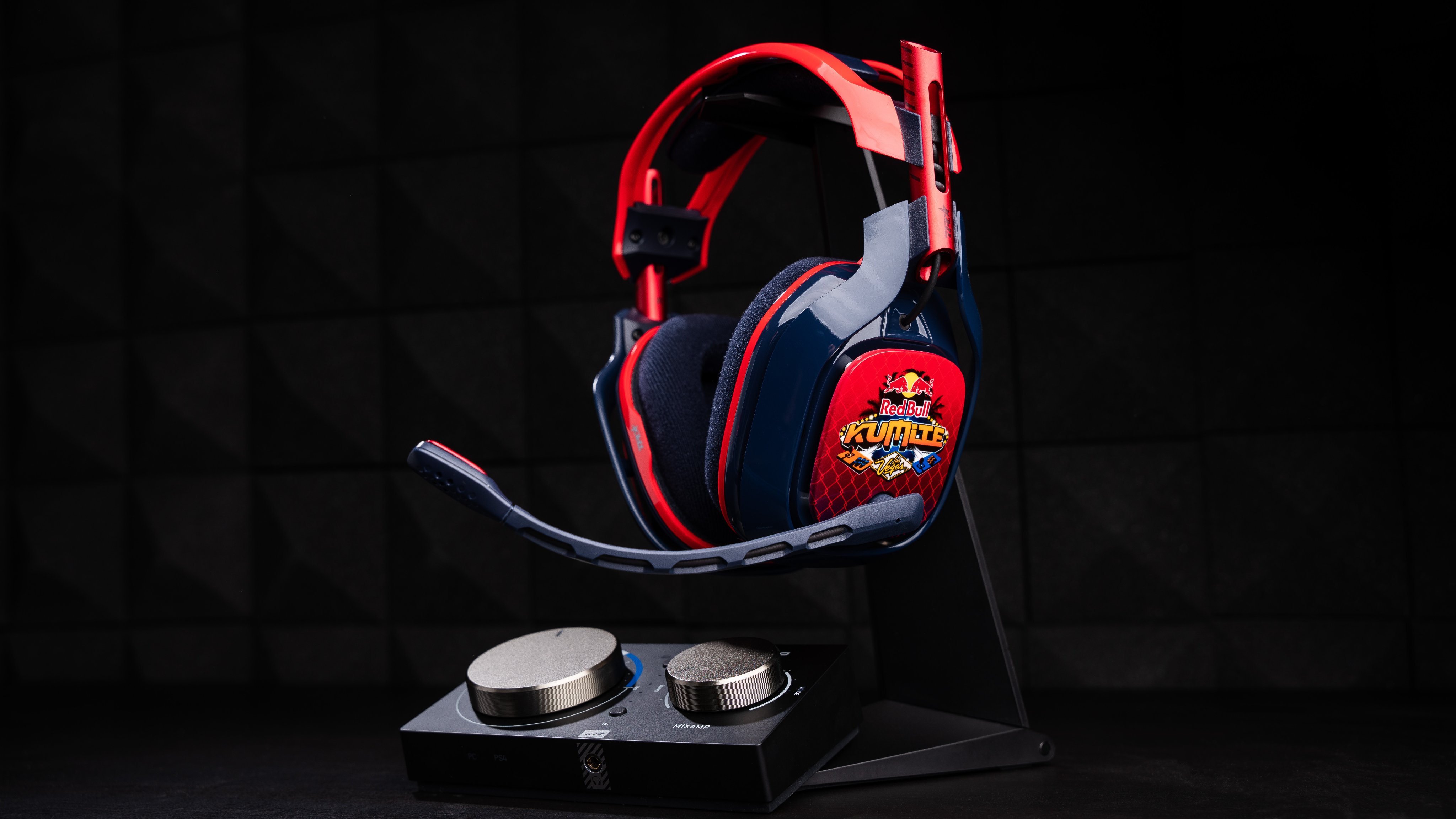 Red outlet bull headset