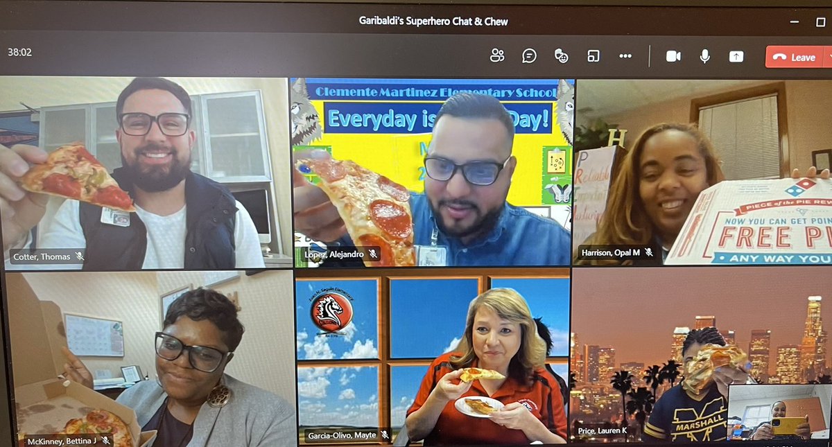 I wanted to show my principals a little appreciation today by providing them a little “cheesy” 🍕 lunch during our Chat & Chew.
Every month is #NationalPrincipalsMonth! #GiveThanks
@OpalHFord @BMcKinney83 @PrincipalMarsh2 @CMartinez_HISD @Mayte_G_Olivo @TJCotter