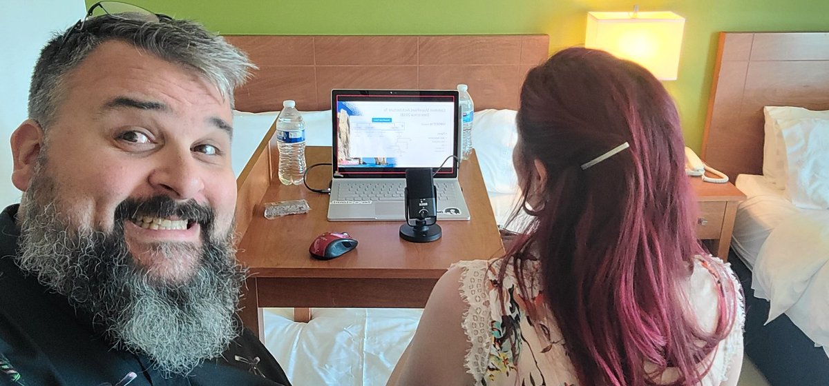 jayleask's tweet photo. Wrapped up #FlatIA at #M365Cabo with @JoyOfSharePoint #hotelroomsarespeakerrooms https://t.co/gE1ZY42abT