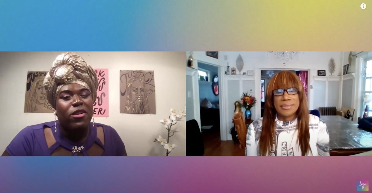 The519's tweet photo. Black trans lives matter, now and forever. Stonewall Protest’s Qween Jean and G.L.I.T.S founder Ceyenne Doroshow chat about the #PowerOfProtest, support for trans communities, and fighting for Black trans liberation.
Watch: https://t.co/khKicNAsV2
#TransAwarenessWeek #TDoR https://t.co/htlIzHNMXU