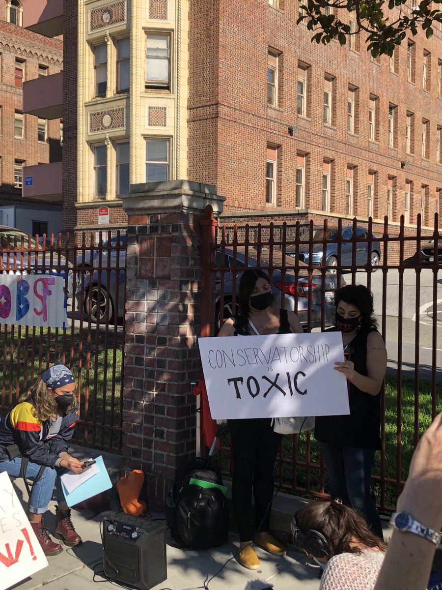 PeterEstes's tweet photo. “Many advocates of conservatorship would say the Spears case is an exception … but you just have to look at the resistance from people conserved right now to know that’s not true … Conservatorship is toxic!” - Rebecca of ⁦⁦@APTPaction⁩ #MHFirst

#toxicconservatorship https://t.co/XmEkXygLcn