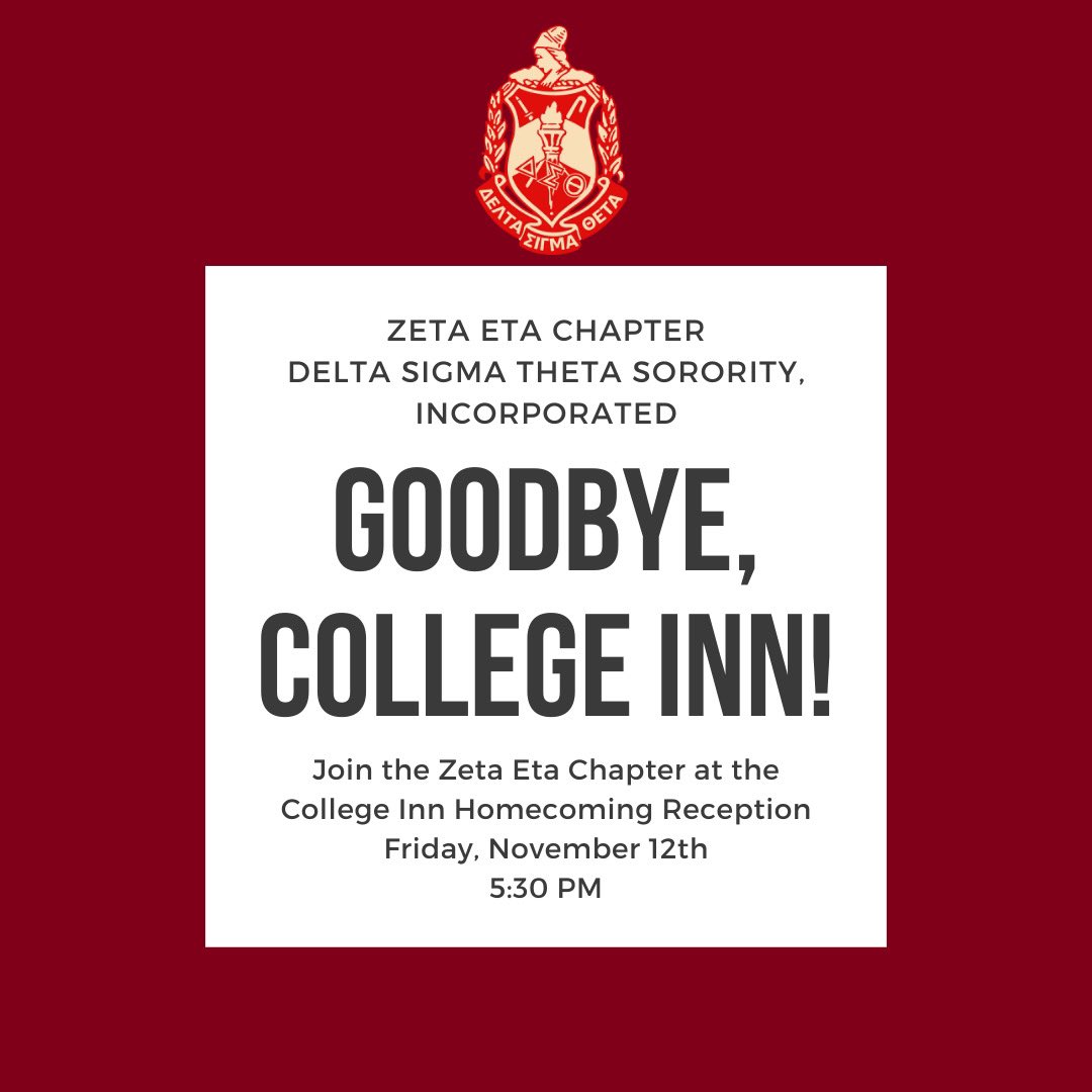 ZH_Deltas's tweet photo. Join the Ladies of the Zeta Eta Chapter as we give homage to the monumental College Inn on the University of North Texas. 🔺
#1968
#BetterTogether
#BeAmazin
#DeltaSigmaThetaSororityInc
#ΔΣΘ
#FallForwardWithZH https://t.co/6b9pAwOBz7