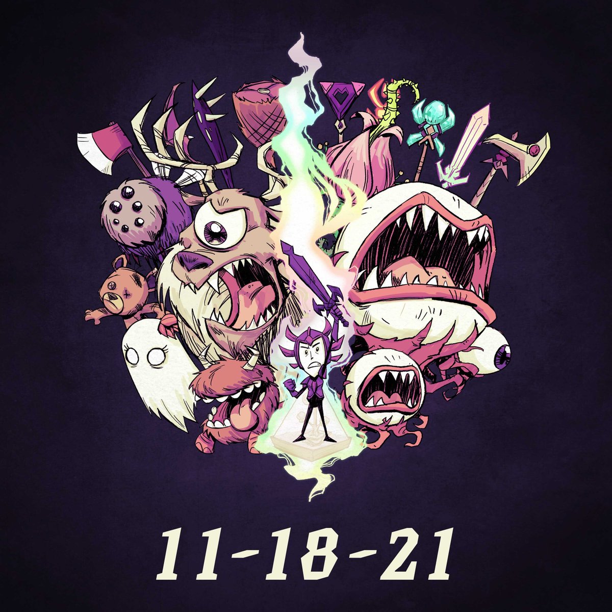 Terraria_Logic's tweet image. #Terraria x #DontStarveTogether 👀 11.18.21
