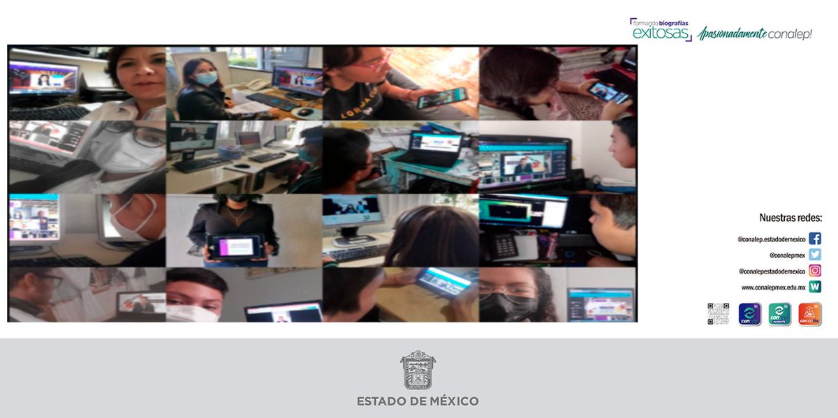 ConalepTecamac's tweet photo. Quinto día de la #ExpoTalento2021 siguiendo de forma virtual las ponencias y talleres #DespegandoIdeas hacia un universo de oportunidades de innovación y creatividad.
@Conalep_Edomex
#ApasionadamenteCONALEP #FormandoBiografiasExitosas https://t.co/rp7BF3eGQf