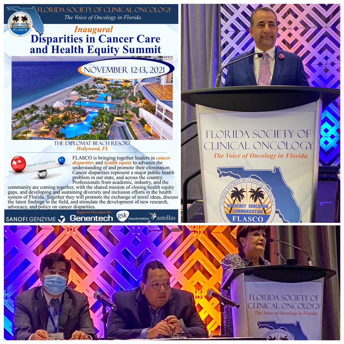 Our @flasco cancer and health equity conference is starting today with leaders from @asco @oncologyCOA @ACCCBuzz @CliffordHudis   @KashyappatelMd    @drkomanduri @GlopesMd @edgardo_ny @OncDocMJ @MikeCusnir @DrWinkfield @drznahleh @ChaulagainMD