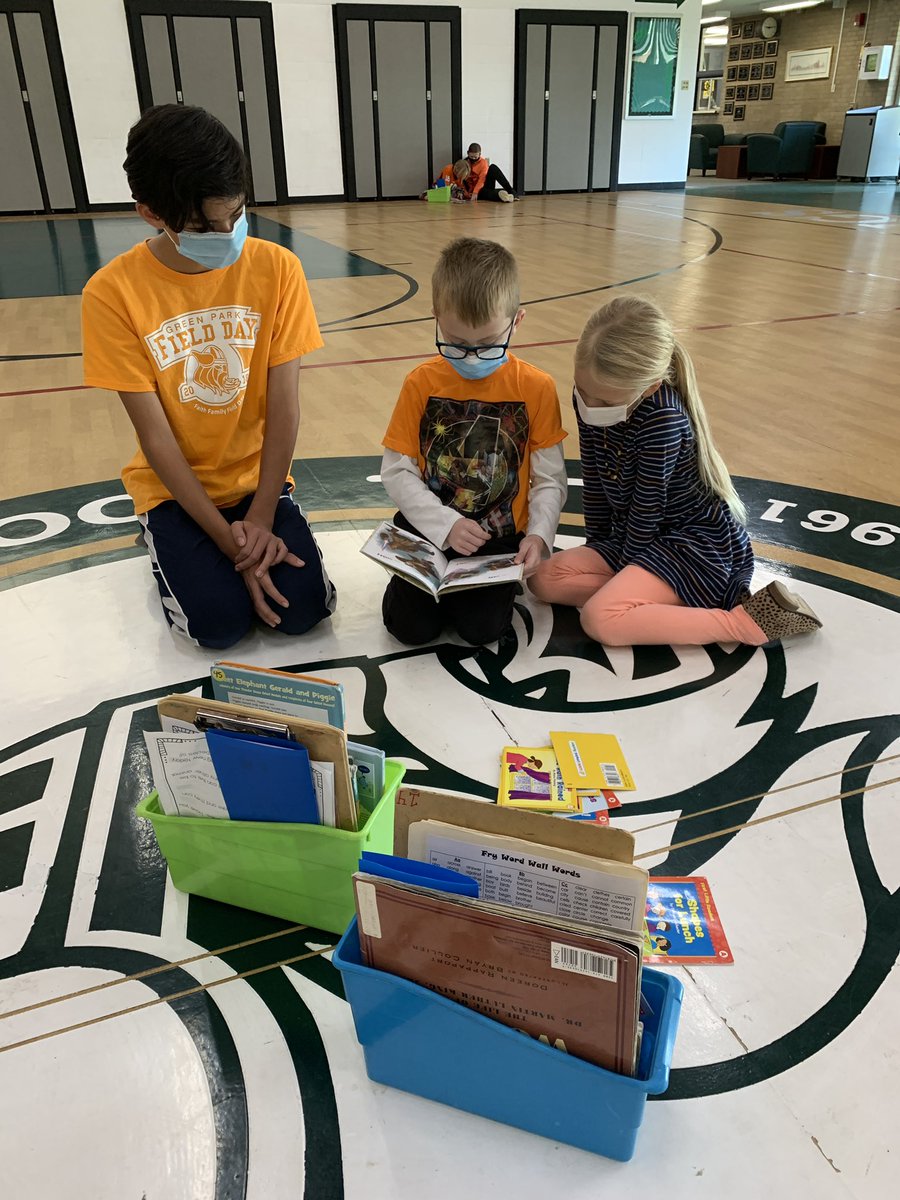 GreenParkLS's tweet photo. We had Reading Buddies in the gym for KDG and Firsties and all sorts of orange gear to support 5th grader, Lyla, who has a rare disease called CRPS (Chronic Regional Pain Syndrome).
#GPLS #ReadingBuddies #CRPS #StlLuthEd #LylaStrong #FerociousFighter #Studentsofgreenpark https://t.co/HCHlA4sXCv