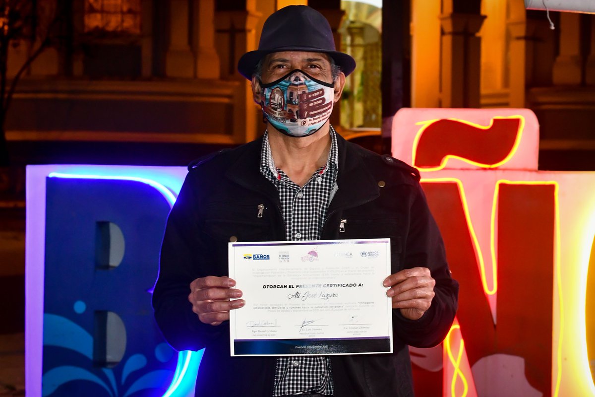 ACNUREcuador's tweet photo. En #Cuenca, culminamos el proceso de capacitación de las y los Agentes Antirumores🧐, enfatizando el compromiso de promover una sociedad más justa, equitativa sin ningún tipo de discriminación a las personas en situación de movilidad humana. Junto a nuestro socio @EcRumores. https://t.co/C0v7m8l4Gq