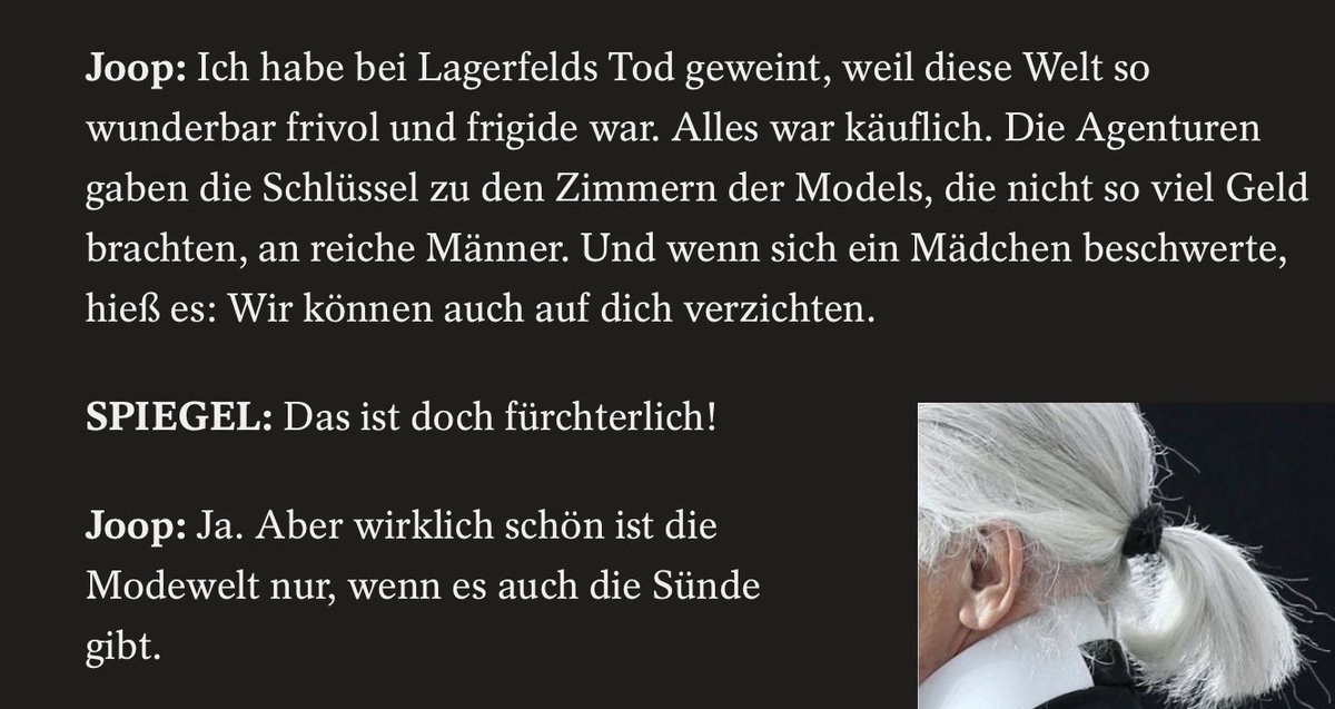shengfui's tweet photo. Mit Verlaub, Herr Joop: Sie sind schon ein besonderes Exemplar von Arschloch. https://t.co/tOzfENULSn
