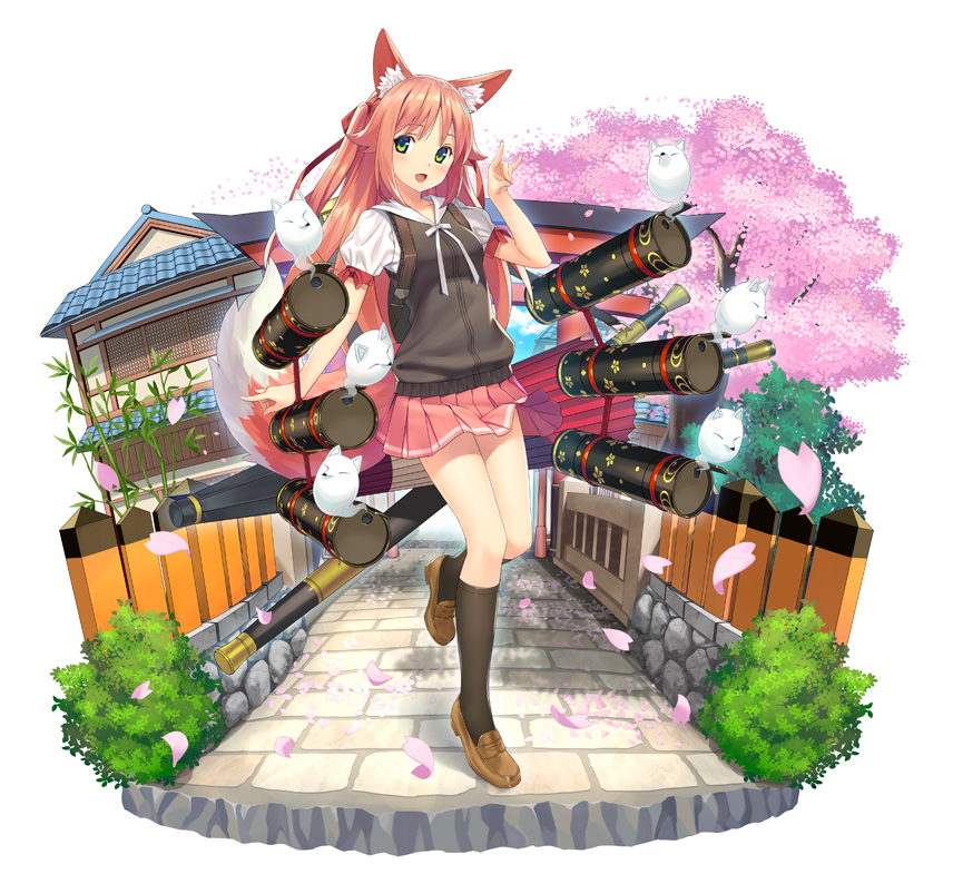 「少し前にアプリのふるーつふるきゅーと!様に飯綱(まほろば)さんを寄稿しました。イ」|こうたろのイラスト