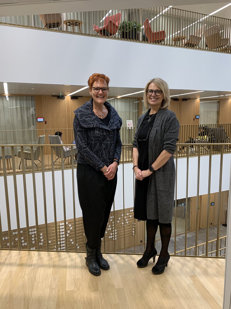 GabyOdekerken's tweet photo. Visiting Aalto School of Business, warmly welcomed by Virpi Tuunainen, associate dean Research and International Cooperation #umsbe #internationalisation https://t.co/T9Wwgi0JNG