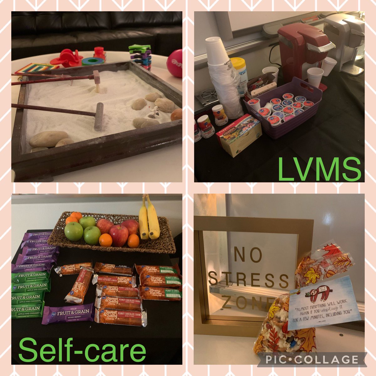 Practicing a little staff self-care. @LakeviewMS #WeAreLakview #TheLakeviewWay