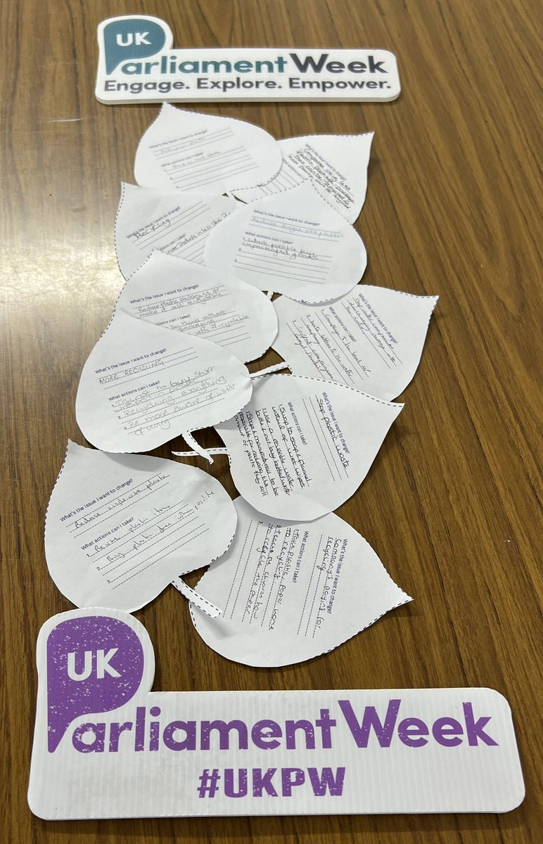 ThatTrefoilG's tweet photo. UK Parliament Week 2021 - seeds of democracy sewn, bingo played, equalitree leaves completed, plastic packaging debated, letter to MP being written tomorrow! @TrefoilGuild @YourUKParl #ukpw https://t.co/tHBiViZDXo