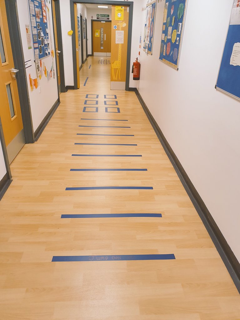 A little something to keep the children entertained whilst visiting the department 😊. #hopskipjump @SRFTChildrens