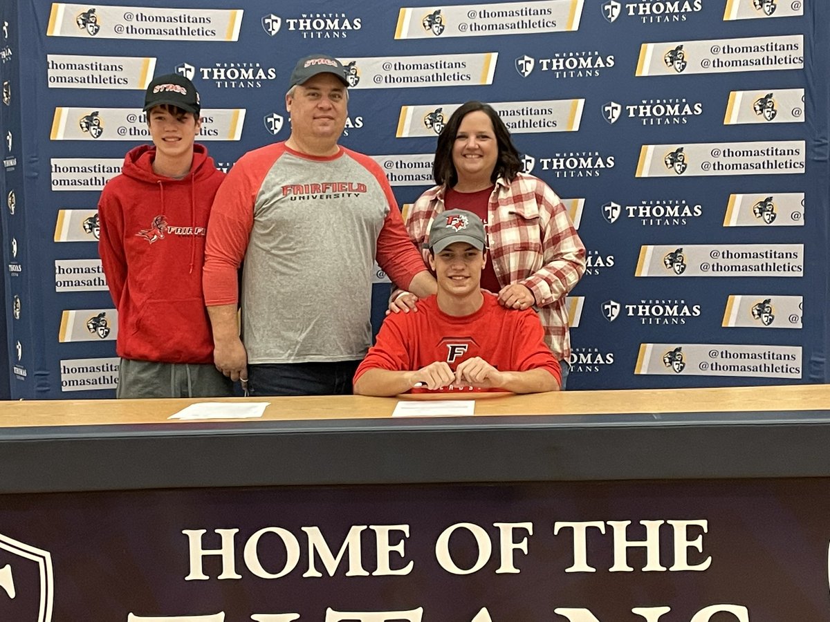 ThomasAthletics's tweet photo. Congratulations to Eli A  as he is continuing his academic  and athletic (Lacrosse)career at Fairfield @ThomasTitans @WCSDProud @FairfieldU  @StagsMensLax https://t.co/jSiHXaN1Vu