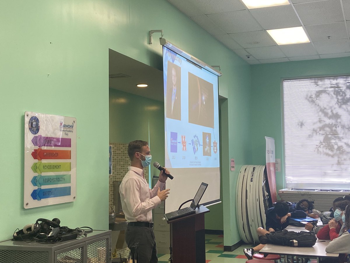 Our alumni is an engineer at <a href="/Boeing/">The Boeing Company</a> supporting <a href="/NASA/">NASA</a> <a href="/NASAArtemis/">NASA Artemis</a>. Amazing Career talk today at <a href="/HSI_Katy/">HSI Katy</a> <a href="/HarmonyEdu/">Harmony Public Schools</a> <a href="/KaanCamuz/">Kᗩᗩᑎ ᑕᗩᗰᑌᘔ</a> <a href="/AnhGilmoreHTX/">Anh Gilmore</a> <a href="/hpshoustonsouth/">HPS Houston South</a> <a href="/fatihaytx/">Fatih Ay</a> <a href="/NASASTEM/">Broken Link</a> <a href="/leventsakar/">Levent Sakar, M.Ed.</a> <a href="/hpsadvancement/">Harmony School of Advancement-Houston</a>