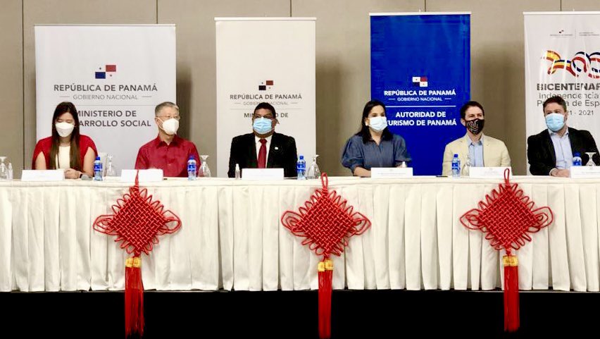 Hoy se llevó a cabo la conferencia de prensa para el lanzamiento del Festival de la Primavera (Año Nuevo Chino 2022) como evento país.

<a href="/MiCulturaPma/">Ministerio de Cultura</a> ,<a href="/ATP_panama/">Autoridad de Turismo de Panamá</a>, <a href="/weiasecas/">魏强  WEI Qiang</a>