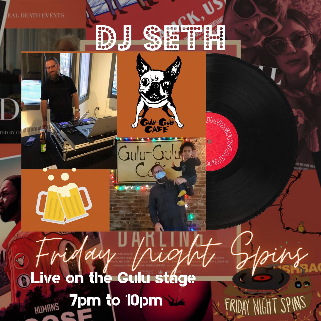 GuluGuluCafe's tweet photo. Rain can't stop the beats from spinning here tonight! Come take refuge from the storm with a fall cocktail or one of our newly tapped beers while DJ Seth spins all the songs you and your mom both love.
.
#doyougulu #fridaynightspins #djseth #chillvibes #salemfunkclub #craftbeer https://t.co/9IryO0XCPi