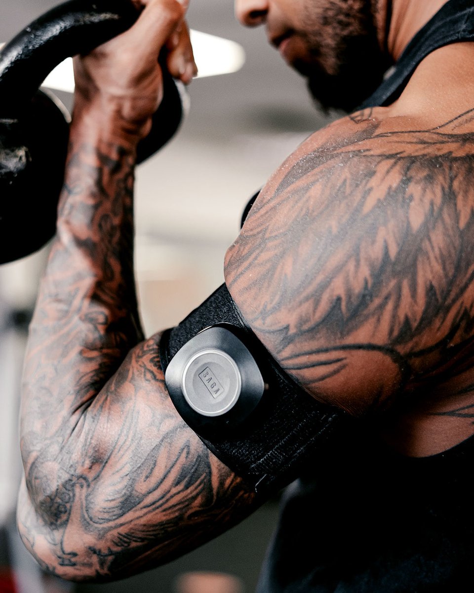 TrainSAGA's tweet image. The world's first, smartphone-enabled, fully wireless BFR Cuffs are here.

Take your training to the next level.

#TrainSmarter #FitnessTech #BlackFriday