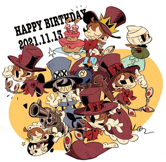 Happy birthday!! Peacock!! #skullgirls 