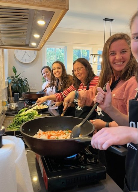 HPointPrincipal's tweet photo. @HighPointFCS staff enjoyed an evening of food and fun! Thank you #TheRealChefOh for hosting our Asian Themed cooking class๐ #IgnitingEveryLearner https://t.co/XpqkXeRKtv