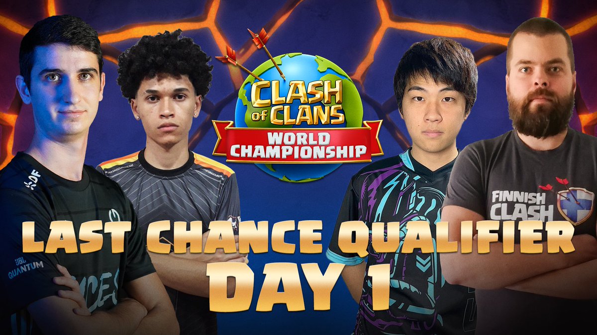 It's their LAST chance to get a Golden Ticket to the #ClashWorlds Finals! 😱 Which team are you rooting for?🤔

Set a reminder NOW!
🔔 youtu.be/7pxV8kegGBw

🔁 RT for a chance to win 1,000 gems!

#ClashEsports