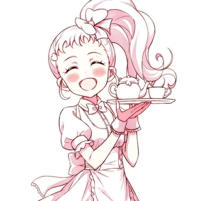 うららのヘアアレンジに難航してたら朝迎えてた。(おはようございます)
#precure #プリキュア5 