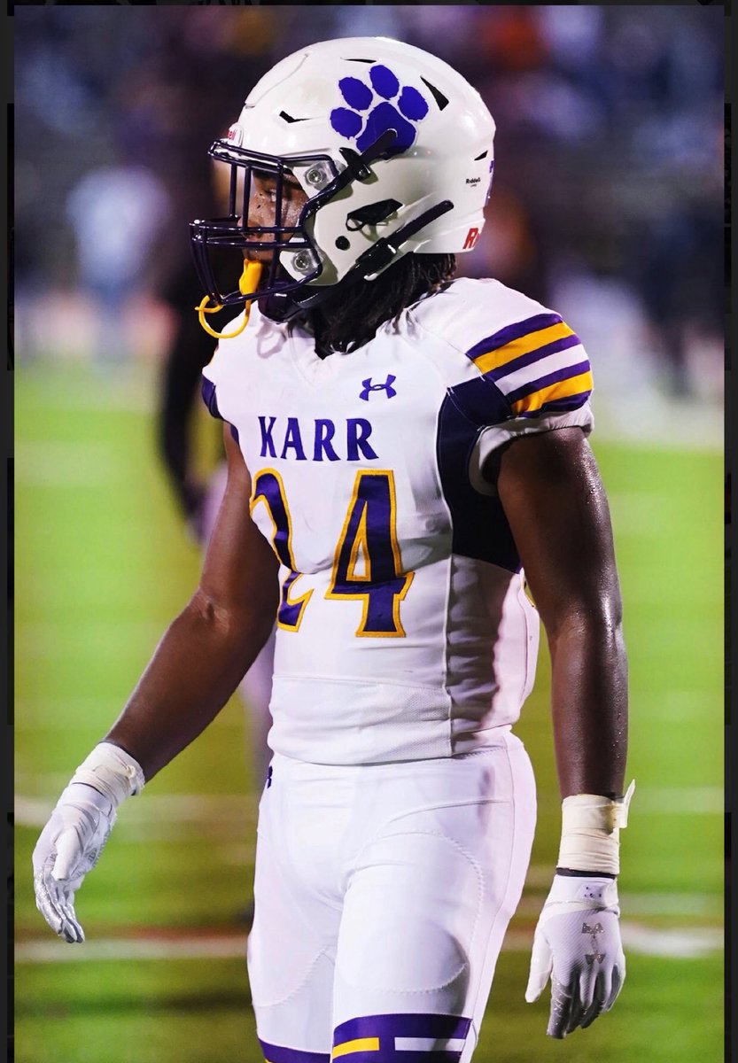 G_Sportz's tweet photo. Karr talented safety Edward Brown C/O 2024 @_TreBrown20 receives his first offer from the University of Arkansas! https://t.co/hrp3xPlVCN