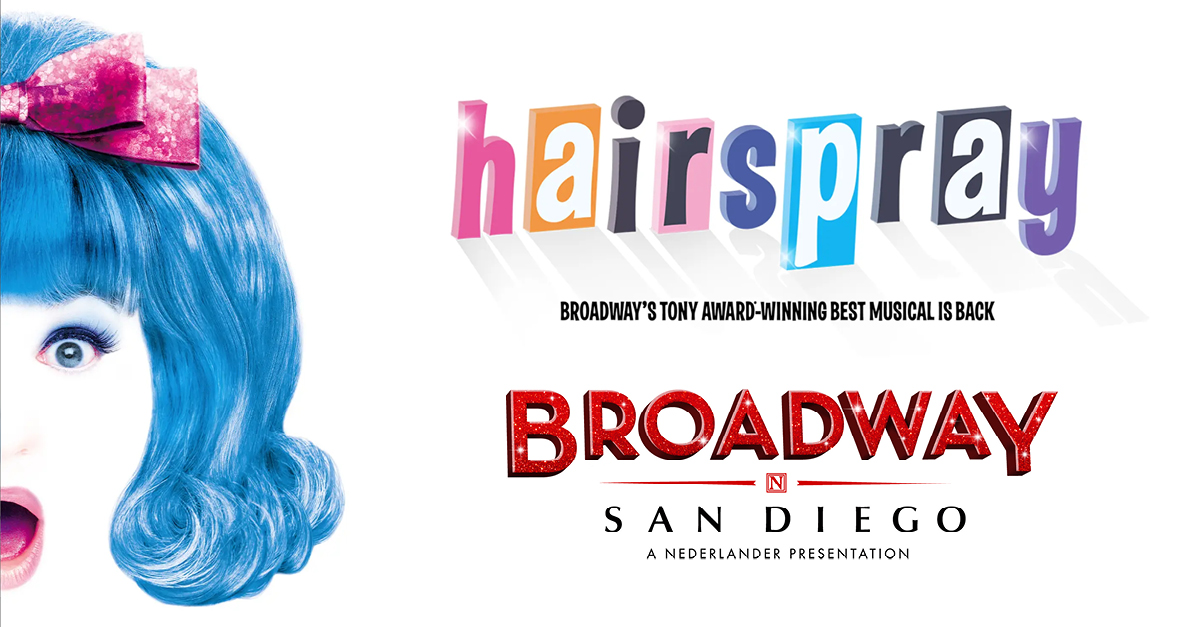 sdccu's tweet photo. SDCCU invites you to attend Broadway San Diegoβs Hairspray Show Nov. 16-21! Donβt forget to use our exclusive promo code SDCCU1 for a discount at checkout. Get tickets at https://t.co/pN6APgae8J.
#Hairspray #BroadwaySD #Musical #SDCCU https://t.co/SVrI2yuvZR