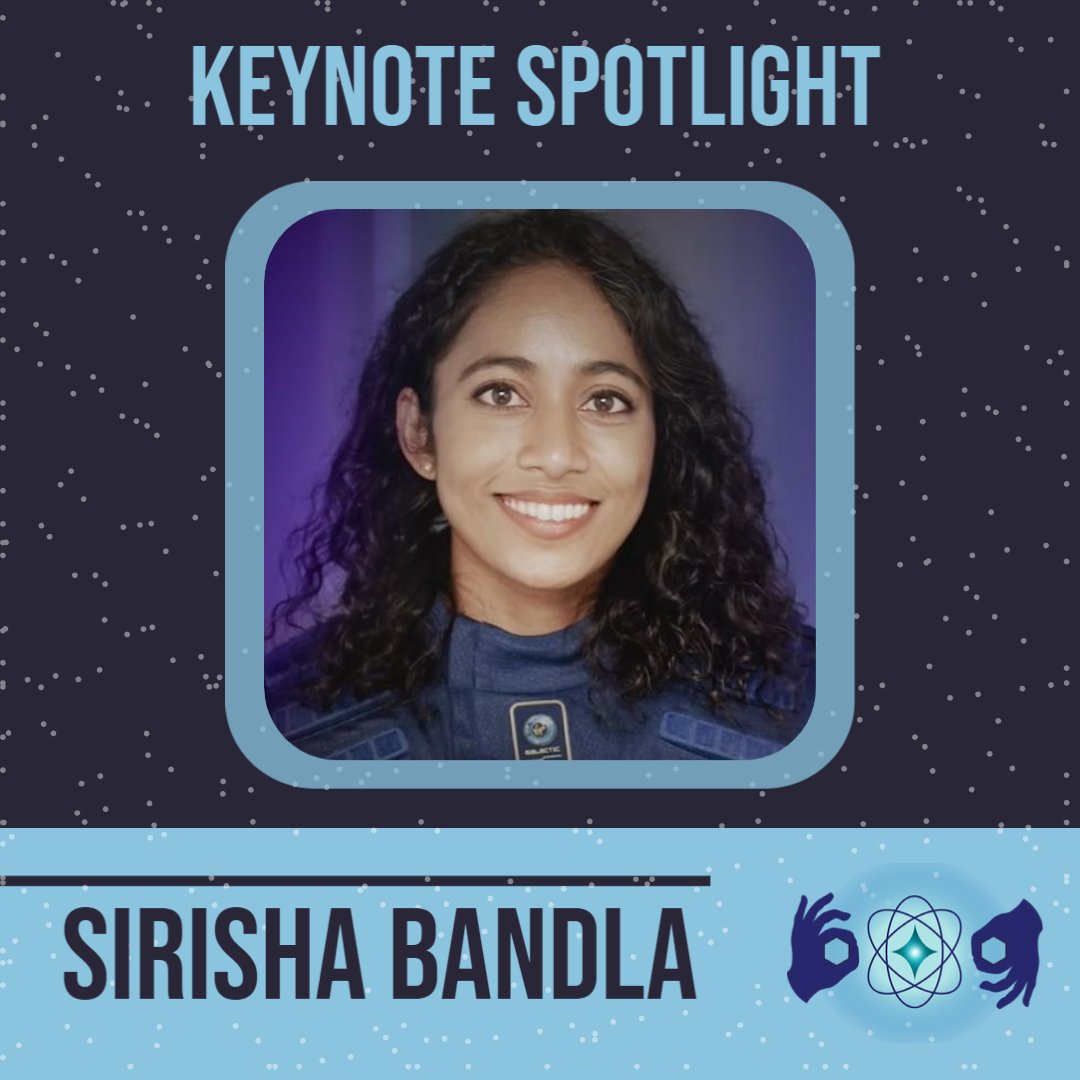SciAccessInc's tweet photo. "My advice is to find what excites you and pursue that. I hope everyone is able to pursue their dreams and get inspired and find a mentor to help along the way." Thank you to Keynote Speaker @SirishaBandla for motivating future scientists and space explorers! #SciAccess https://t.co/gz5j4zbwZ8