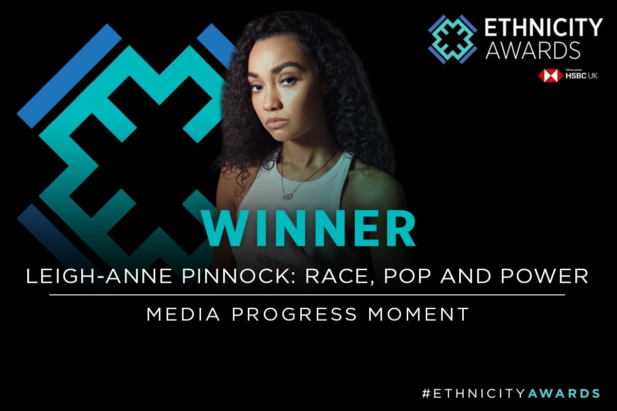 EthnicityInvest's tweet photo. Leigh-Anne Pinnock's fantastic and profound documentary 'Race, Pop and Power' is your Media Progress Moment award winner! @LittleMix 💕

#EthnicityAwards https://t.co/RrjNqe9WLP
