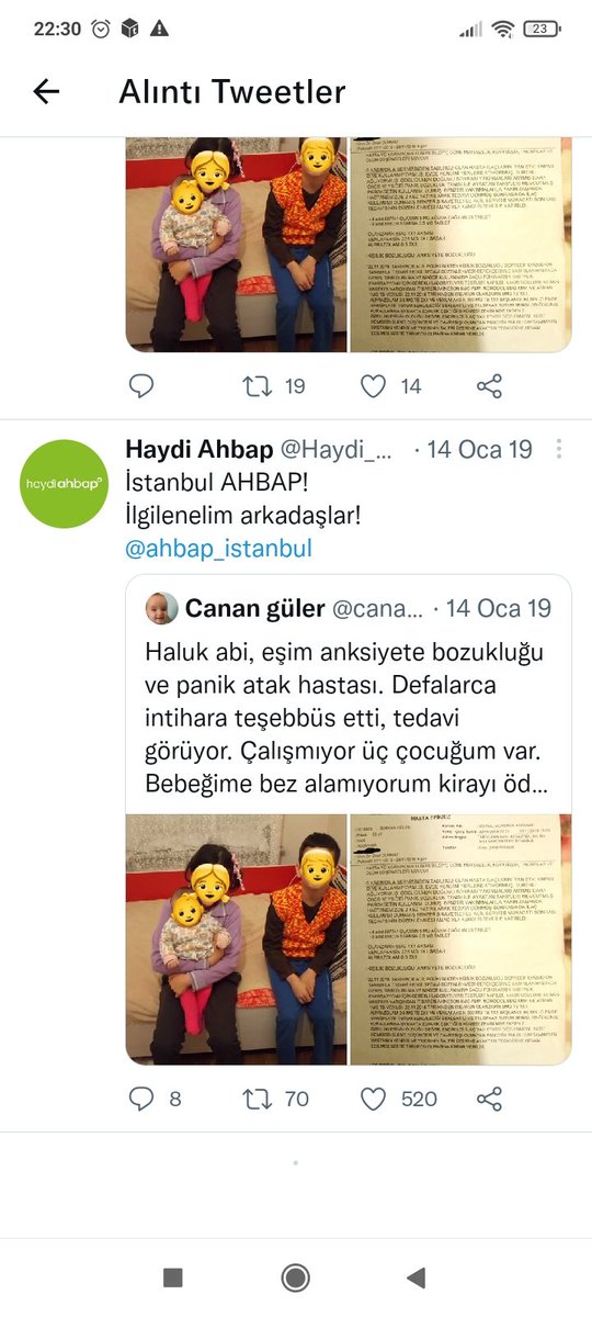 #GetirBoykot #aratatil Haluk abi bana daha önce de yardımcı olmuştunuz eşim maalesef yine hasta çalışmıyor yardımcı olabilir misiniz.<a href="/haluklevent/">Haluk Levent ( Ahbap Ekibi )</a> <a href="/ahbapplatformu/">Ahbap Platformu</a> <a href="/Haydi_Ahbap/">Haydi Ahbap</a> <a href="/ekrem_imamoglu/">Ekrem İmamoğlu</a>