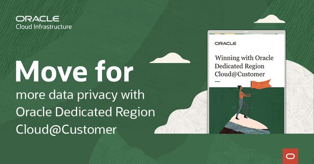 scrossoracle's tweet image. Reap the benefits of the public #cloud without customer #data ever leaving your data center. Check out this infographic to learn more about @Oracle&apos;s Dedicated Region Cloud@Customer: bit.ly/3Htfcjl