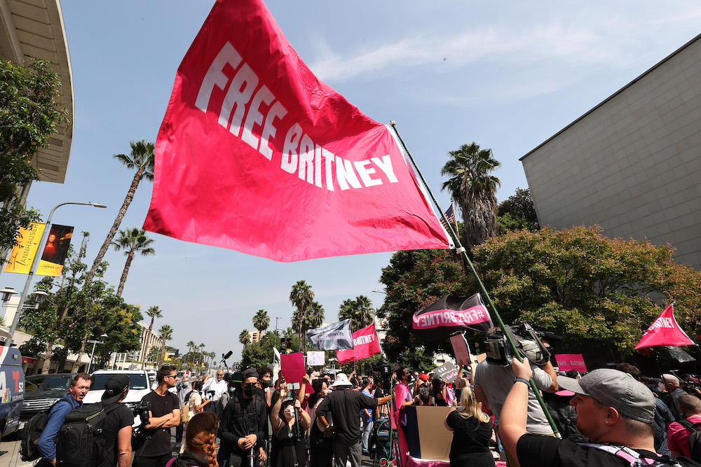 stereogum's tweet image. After 13 years, Britney Spears has been freed from her conservatorship bit.ly/30pN13V