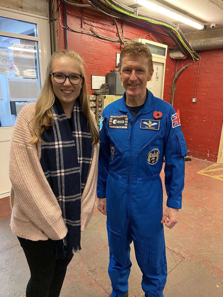 _Miss_Baker's tweet photo. well this is a little bit surreal…🚀 especially as my class is named after Peake🛰 @astro_timpeake https://t.co/TIqzOMiqFg