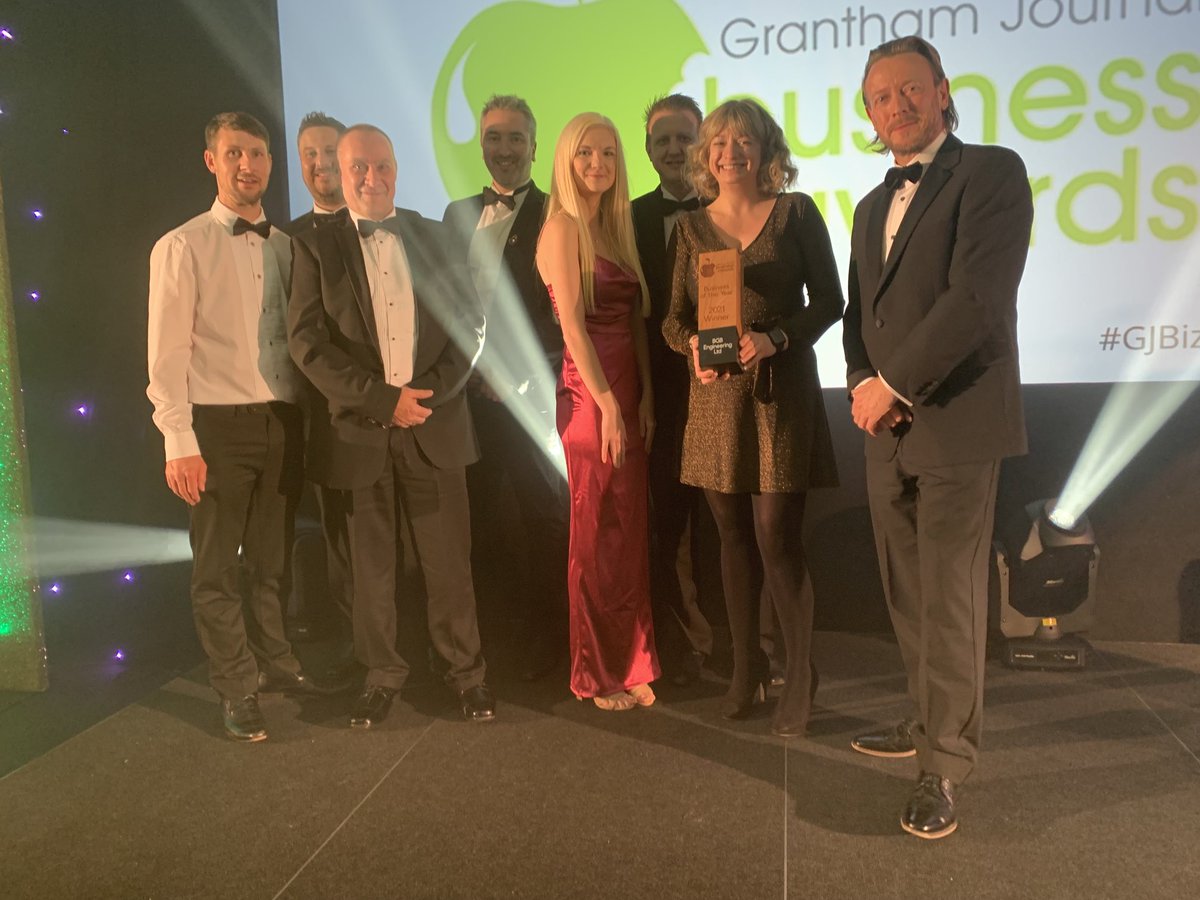 GranthamJournal's tweet photo. Well done to ⁦@BGB_Innovation⁩ who have been named as the Business of the Year. Very worthy winners. Well done! #GJBizawards https://t.co/nZfZXutHZa