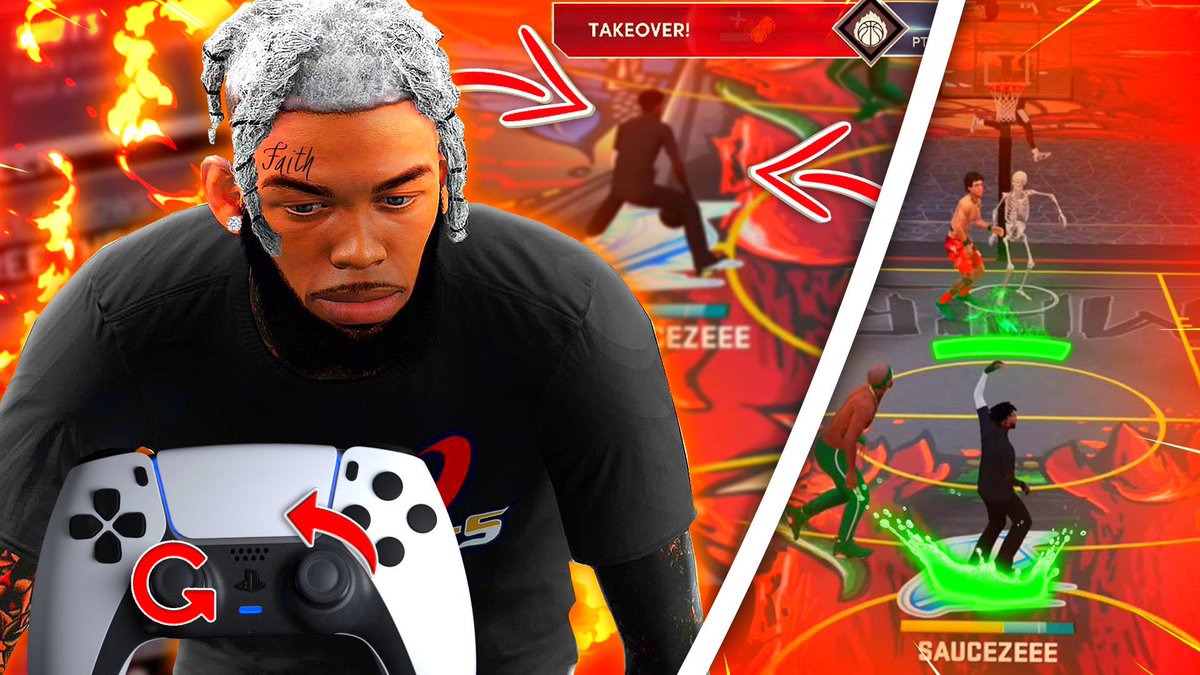 SGMMERCY's tweet photo. First 2k Thumbnail Made After A Year And Some Change Made For @SAUCEZEEE Make Sure You Follow And Subscribe Hmu For Work #gfxwork #Thumbnail #graphics #youtube #nba2k22 https://t.co/hBYnj6921O