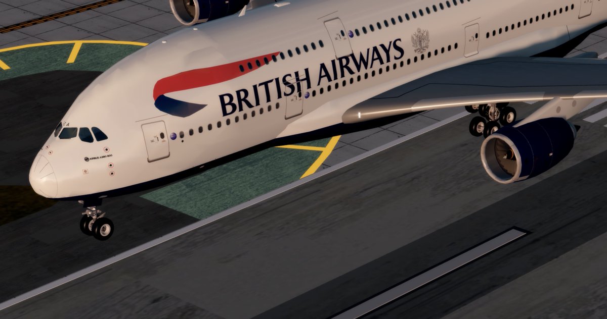 BAVirtualRBX's tweet photo. Operation, LAX. On board the notorious A380? https://t.co/hJtSjsqInX