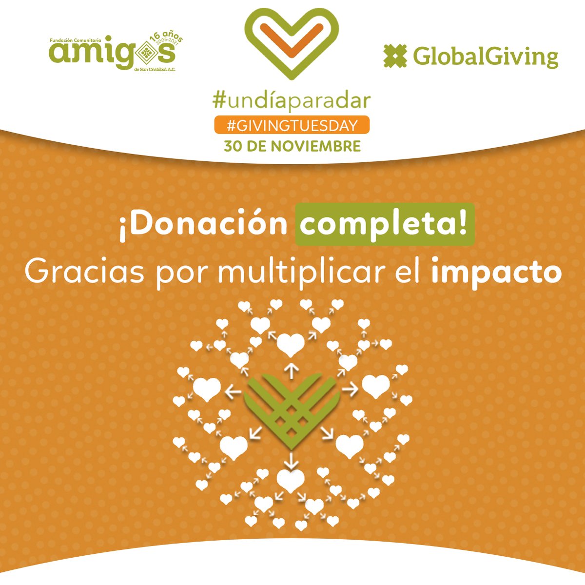 amigossanc's tweet photo. Celebremos la generosidad en #Undíaparadar :D
El 30 de noviembre sigue estos pasos y multiplica tu solidaridad.
🥰! ✨🙏🙌
#GivingTuesday #SomosASC #YoDonoConAmigos #MoveAMillion https://t.co/NZTCc1T3lO