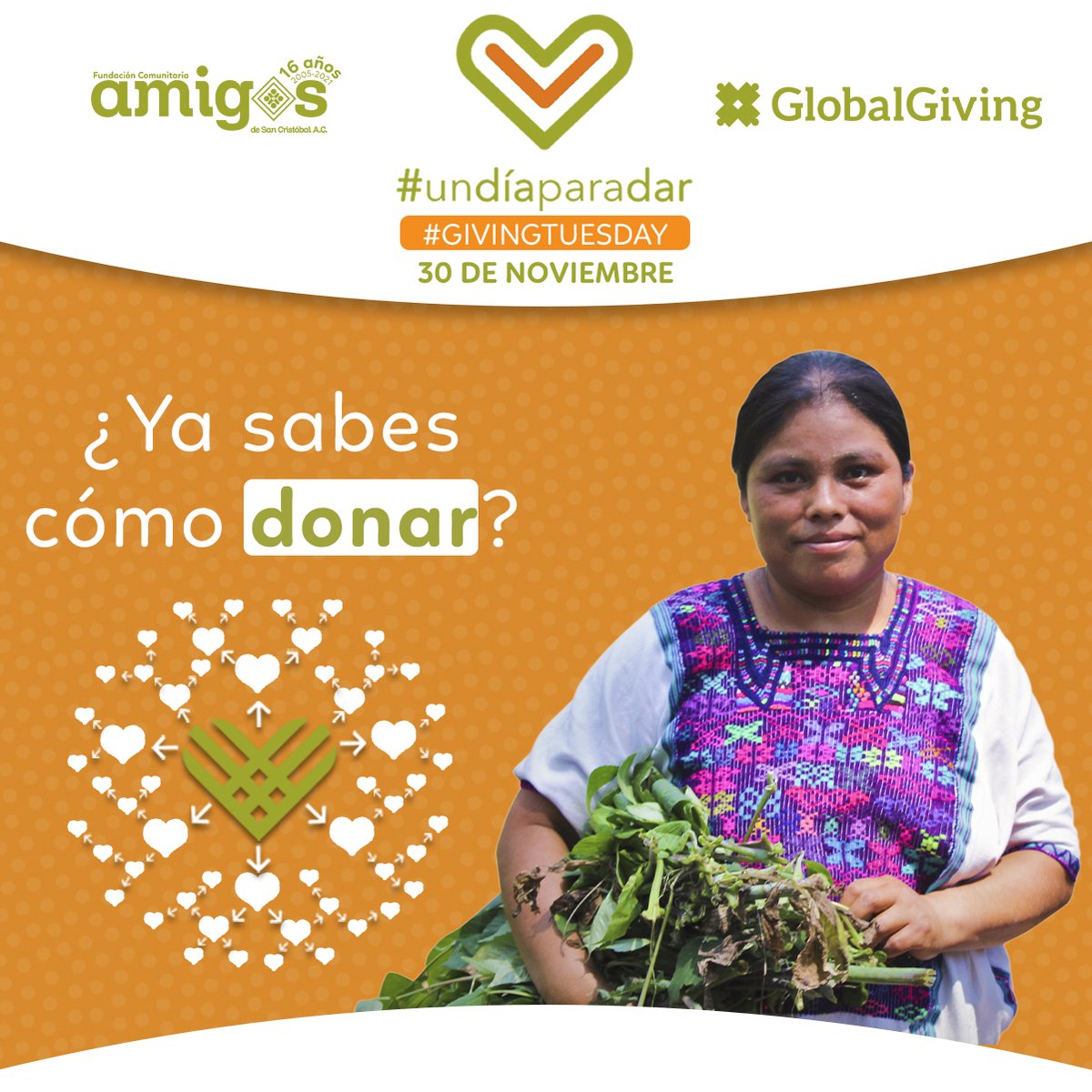 amigossanc's tweet photo. Celebremos la generosidad en #Undíaparadar :D
El 30 de noviembre sigue estos pasos y multiplica tu solidaridad.
🥰! ✨🙏🙌
#GivingTuesday #SomosASC #YoDonoConAmigos #MoveAMillion https://t.co/NZTCc1T3lO