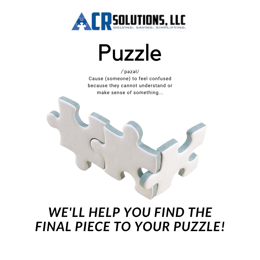 ACR_Solutions's tweet photo. Sifting through all of the different options for your technology can be daunting 😩 but we offer a FREE Zero-Cost Analysis that you can have done to see where you're missing the "Piece" to your puzzle!

Contact Us to get started!  https://t.co/OZ4jKfSsIn https://t.co/q14A5oqRJ5