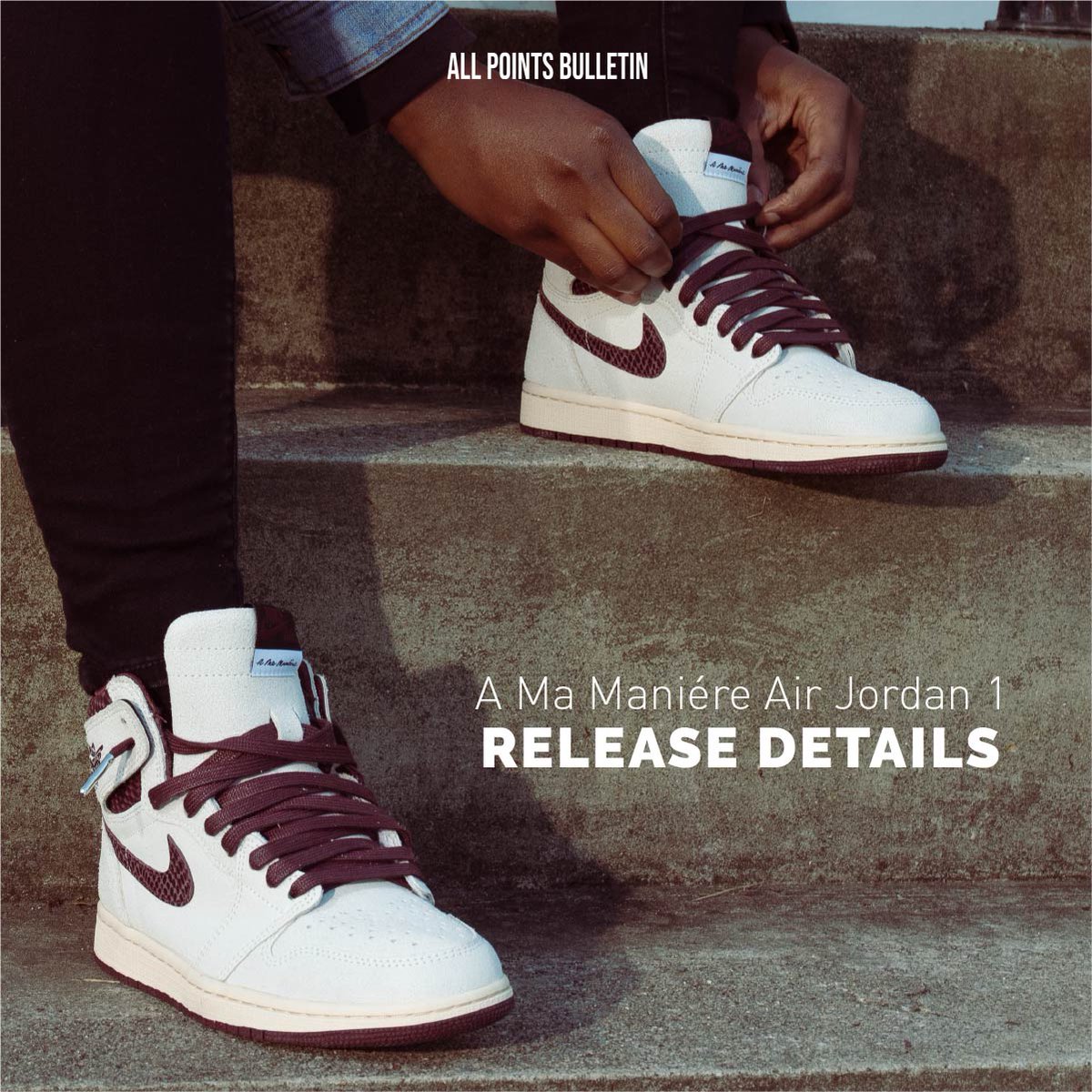 A MA MANIÉRE AIR JORDAN 1 RELEASE DETAILS⁠

There are two ways you can access and purchase the upcoming A Ma Maniére Air Jordan 1.

1) Local in-store raffle entry
2) On official launch day