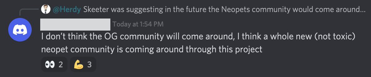 jellyneo's tweet photo. This is how folks from poorly moderated @NeopetsMeta feel about @Neopets fans:

"The old community sounds terrible"

"The poors from the OG community"

"Be happy your community is doing something"

And we're the toxic ones? 🤮 https://t.co/bGdl3Hf2lE