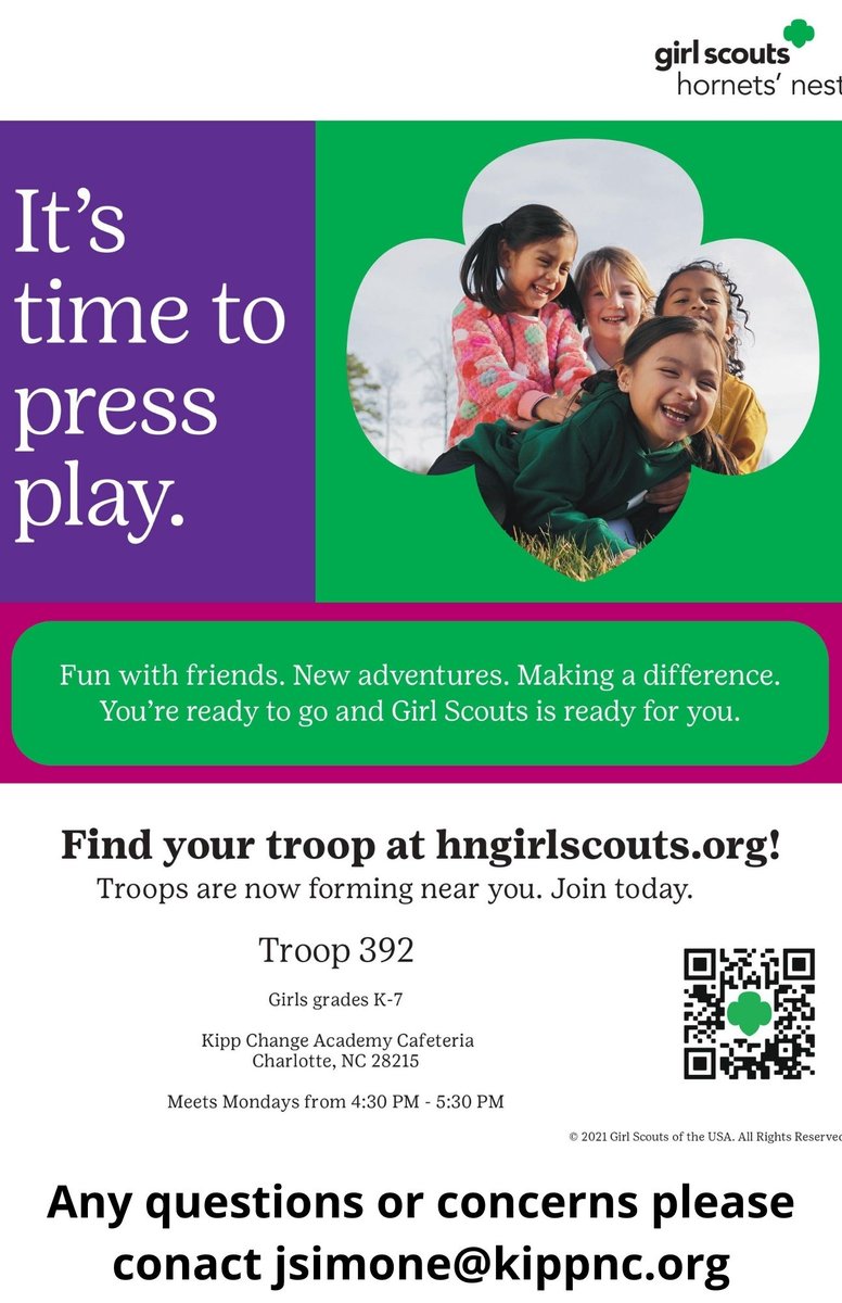 KIPPChange's tweet image. Please contact jsimone@kippnc.org for any questions or concerns.