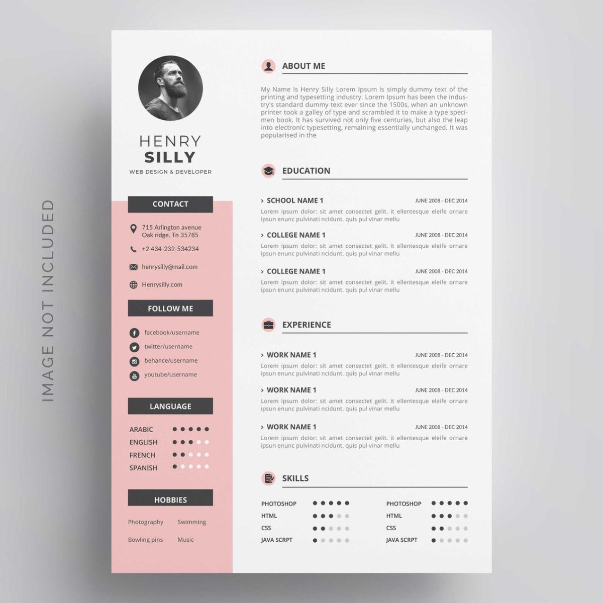 CV سيرة ذاتية 
- عمل جميل و إحترافي يميزك عن غيرك ✍🏽
- تصميم سيرة ذاتية حسب الرغبة👍👌
- التسليم ملف pdf  📝
- سعر رمزي مناسب 20 
مثال من التصاميم 👍🏻

#اليسا_في_موسم_الرياض
للتواصل خاص أو واتساب 📮